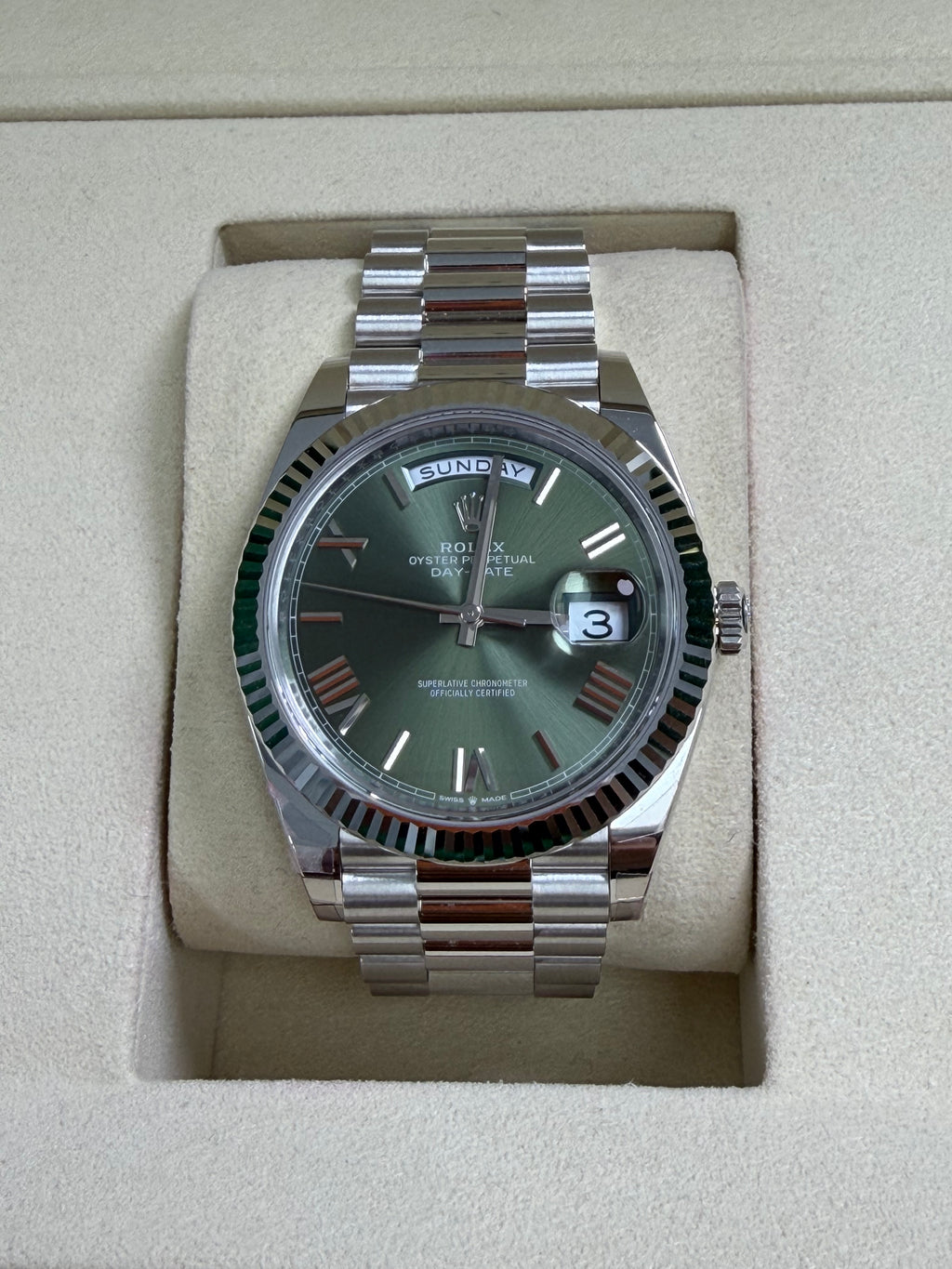 2025 Rolex Day-Date 40 Platinum | Ref. 228236