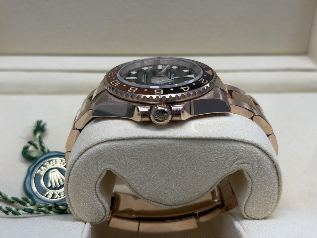 2021 Rolex Gmt-Master II Rootbeer Rose-Gold 126715CHNR