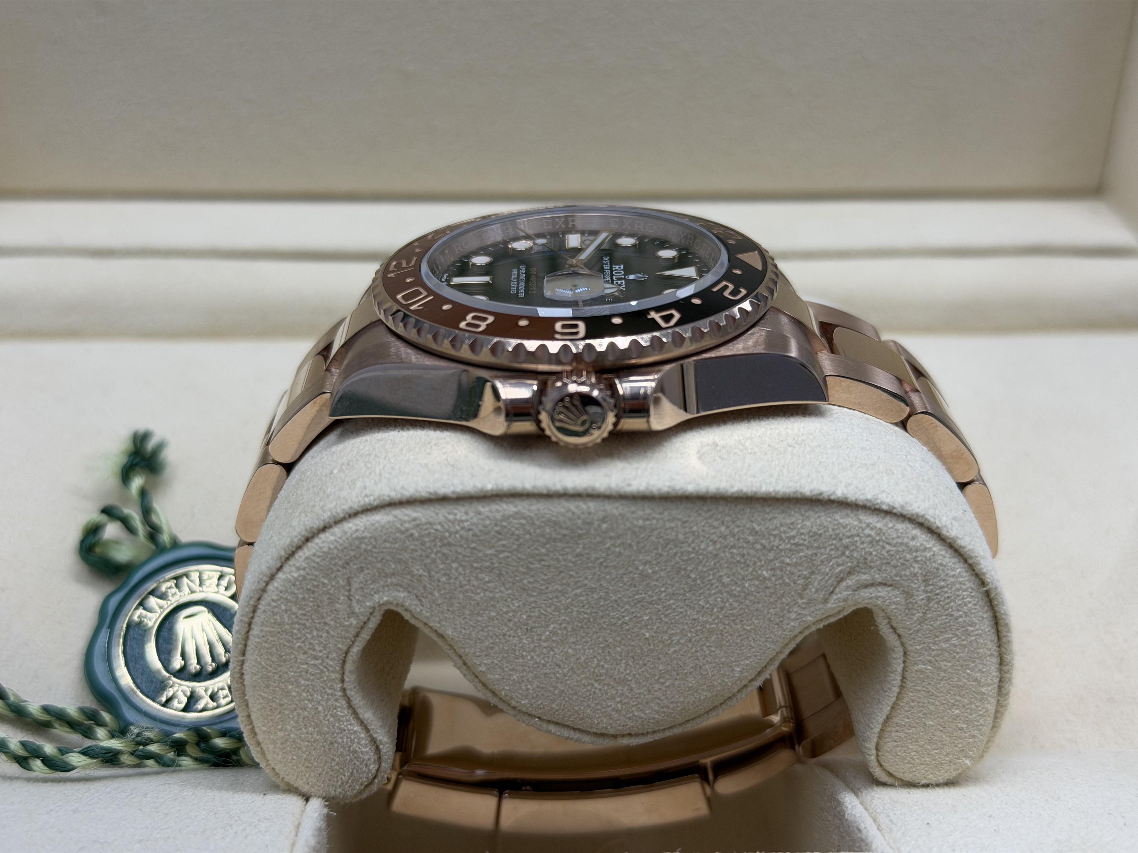 2021 Rolex Gmt-Master II Rootbeer Rose-Gold 126715CHNR