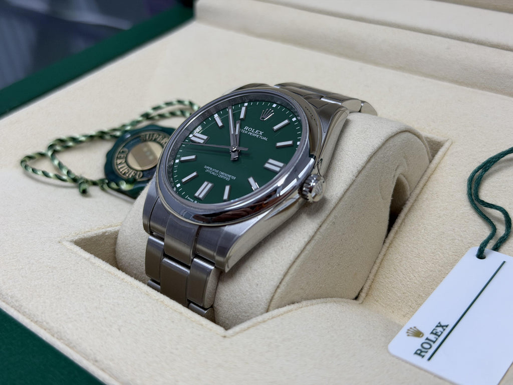 2023 Rolex Oyster Perpetual 41mm Green Dial 124300