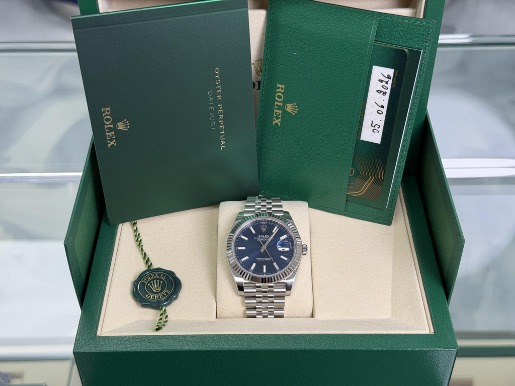 2026 Rolex Datejust 41mm Blue Dial Jubilee Band 126334