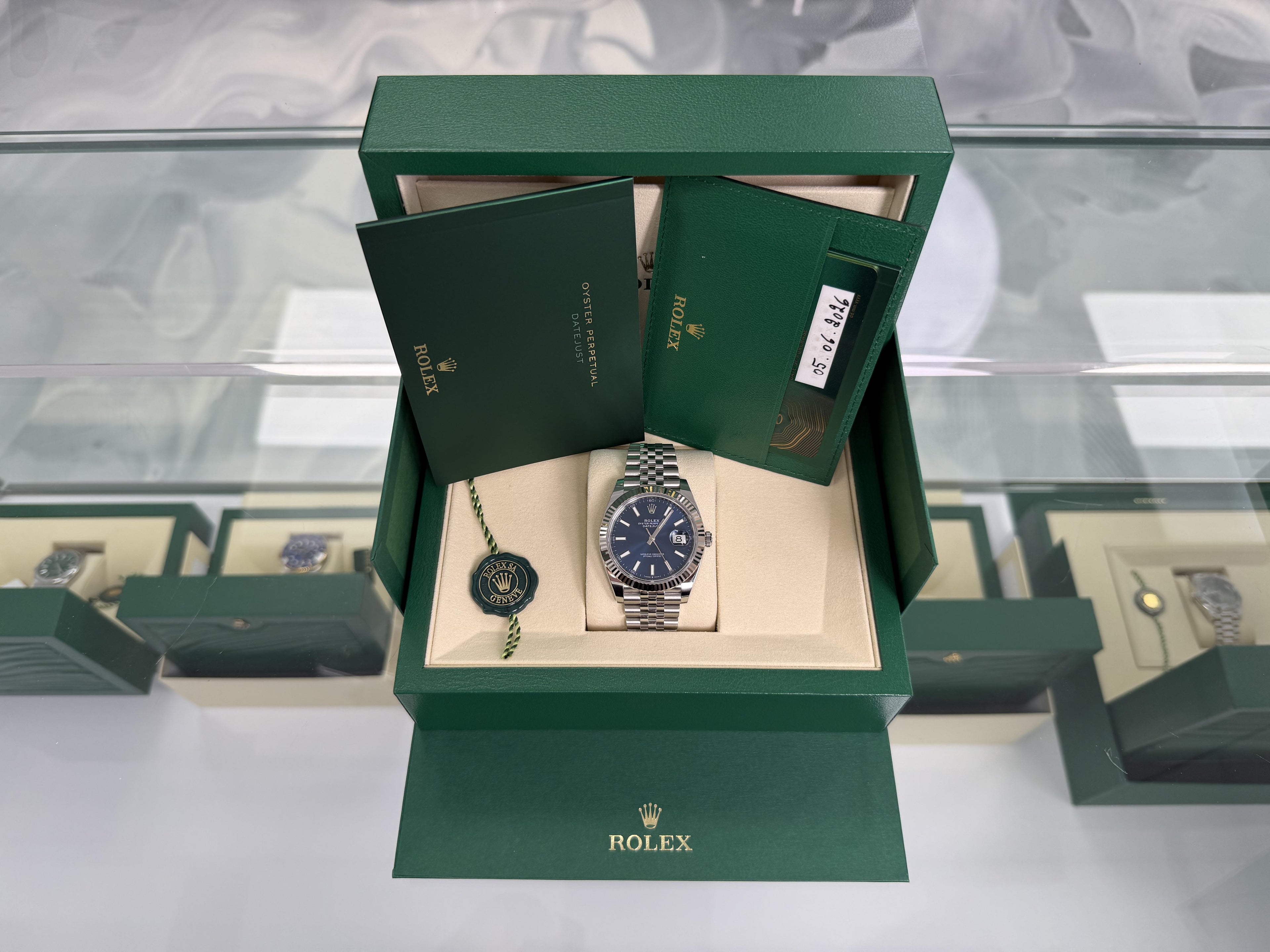 2026 Rolex Datejust 41mm Blue Dial Jubilee Band 126334