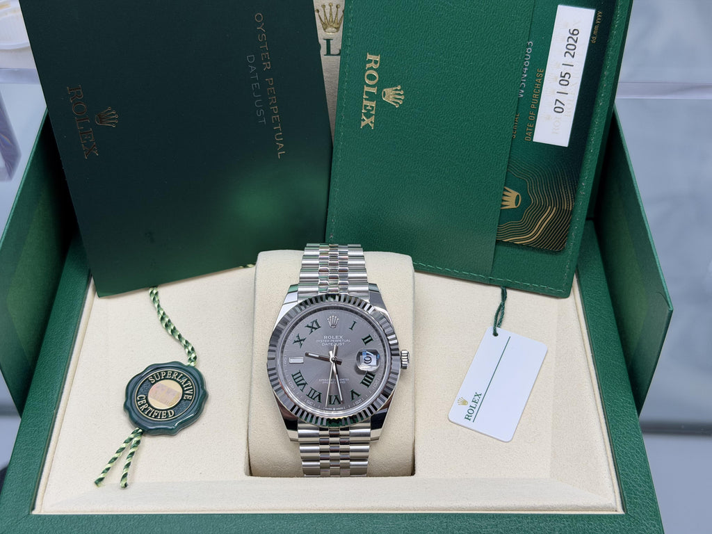 2026 Rolex Datejust 41mm Wimbledon 126334