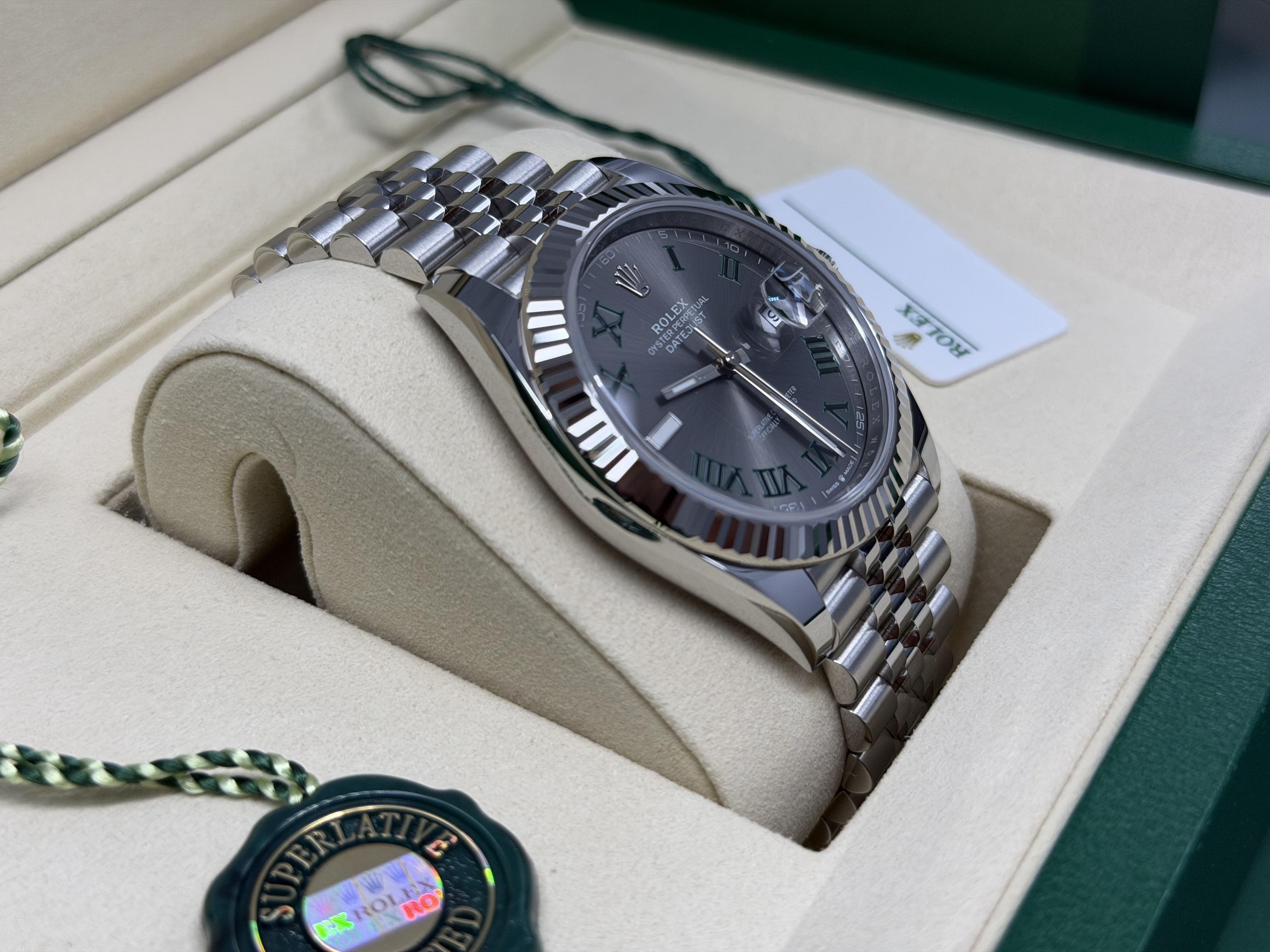 2026 Rolex Datejust 41mm Wimbledon 126334