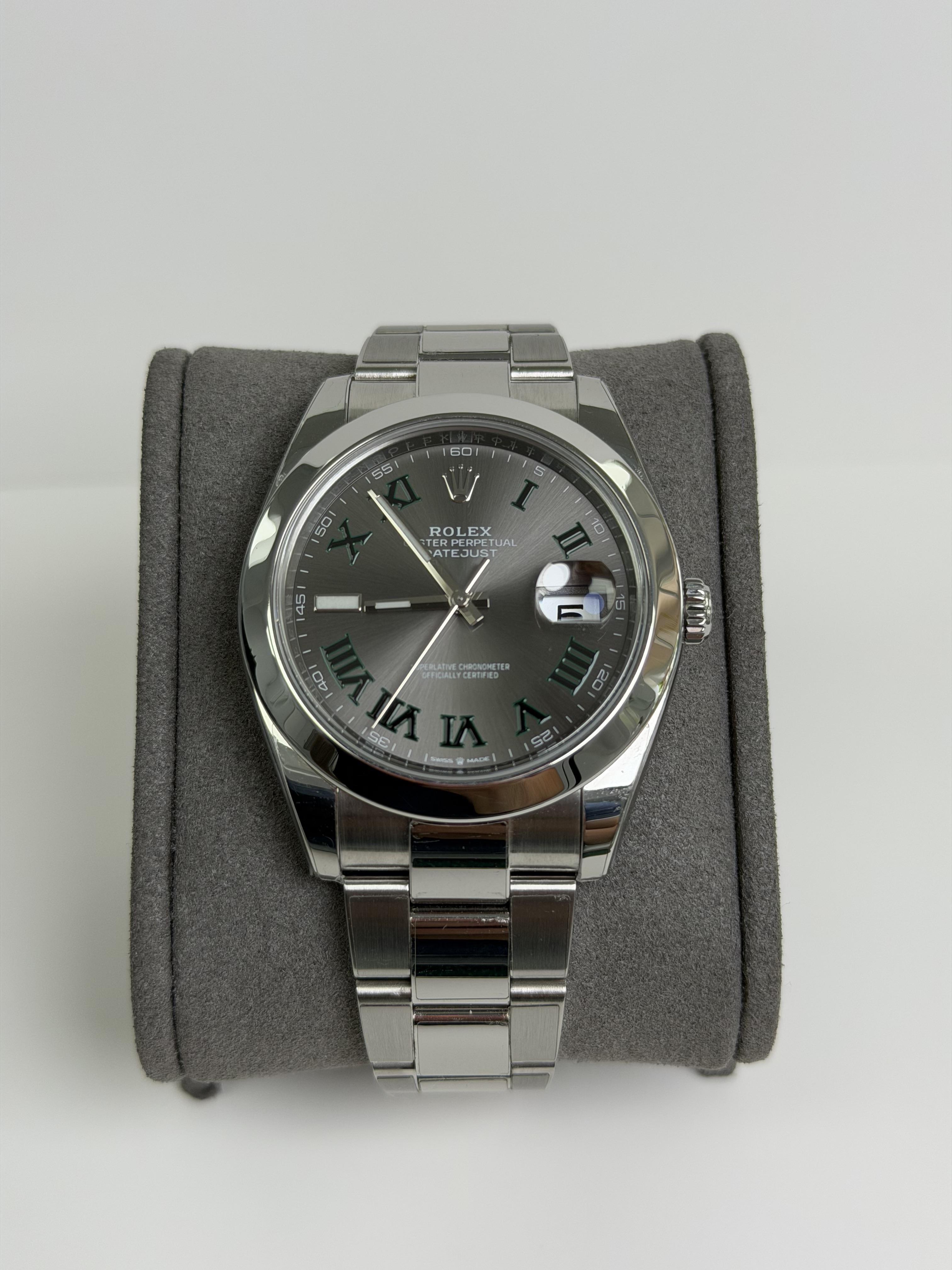 2020 Rolex Datejust 41mm Winbledon 126300
