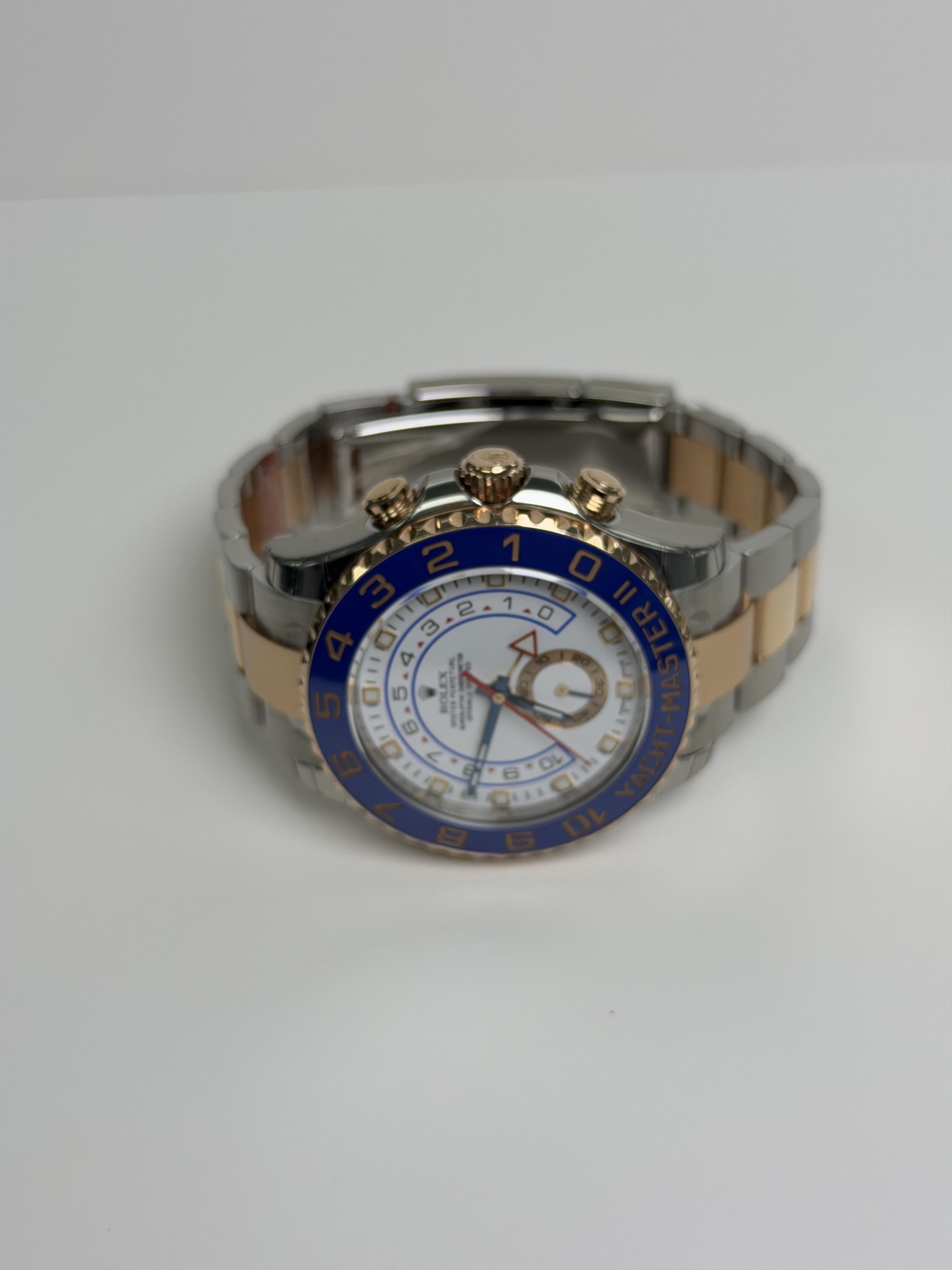 2016 Aprox Rolex Yacht-Master II 44mm Two Tones Rosew Gold 116681