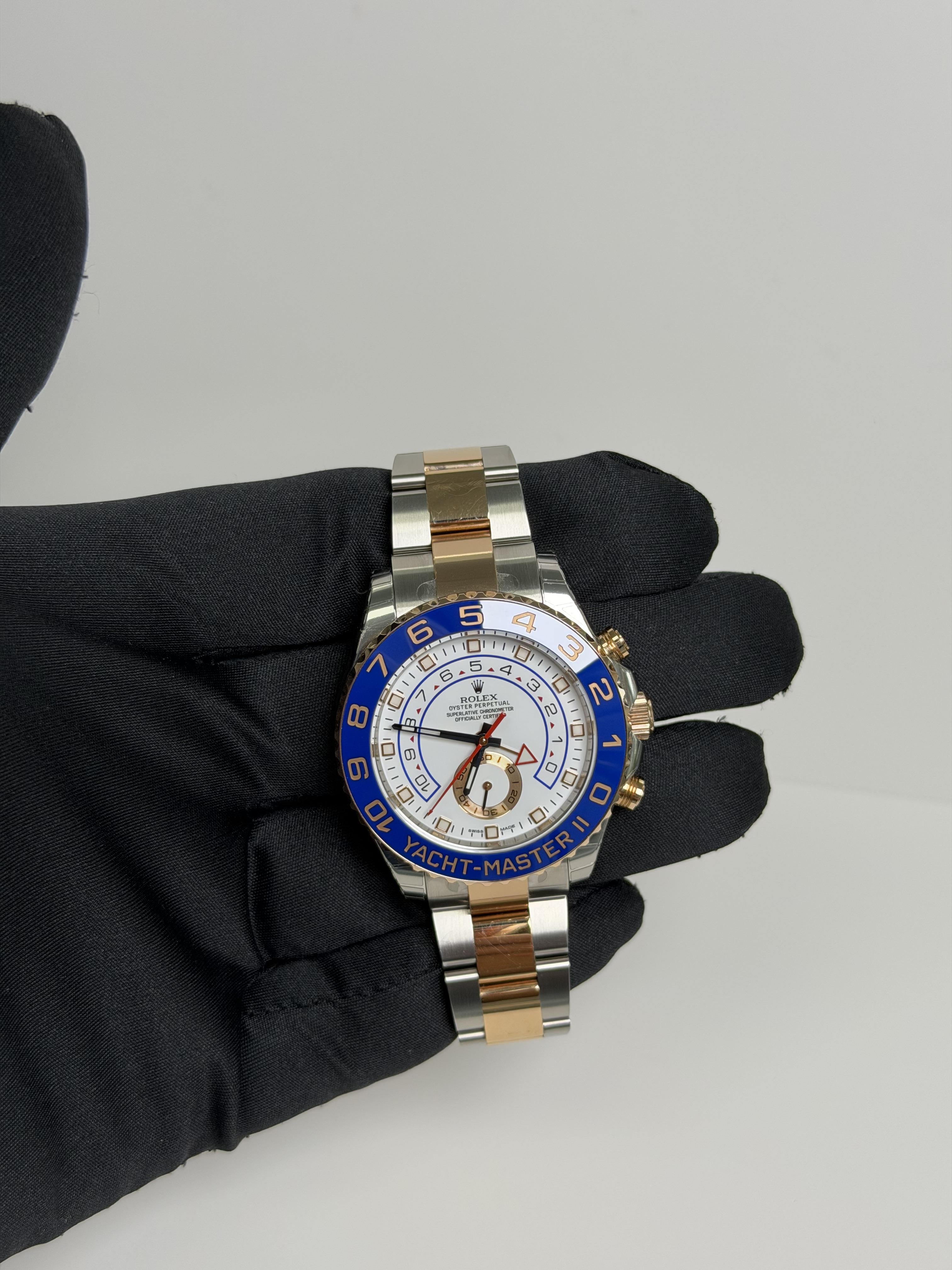 2016 Aprox Rolex Yacht-Master II 44mm Two Tones Rosew Gold 116681