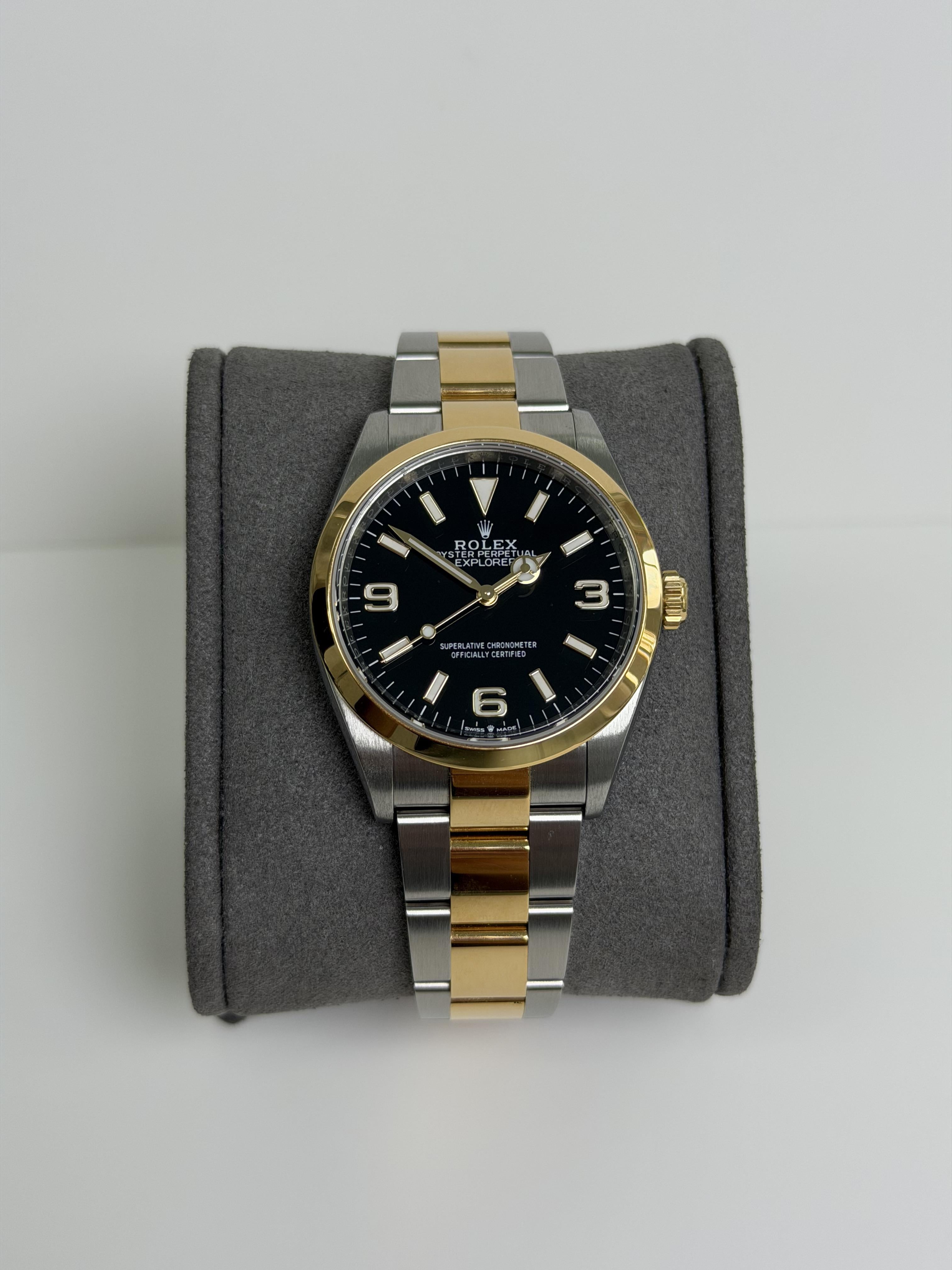 2024 Rolex Explorer 36mm Two Tones 124273