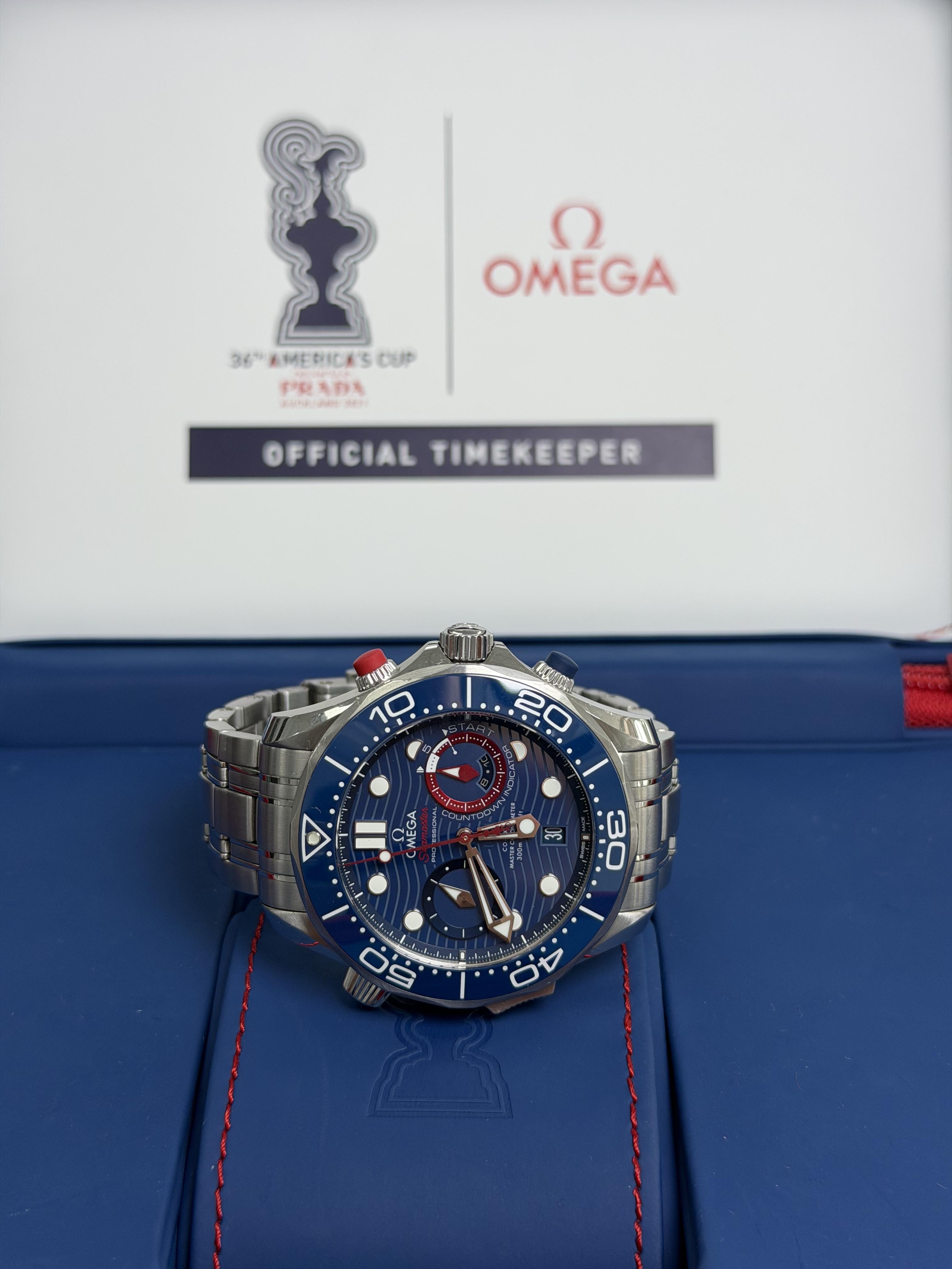 2021 Omega Sea-Master Diver 300M America's Cup 210.30.44.51.03.002