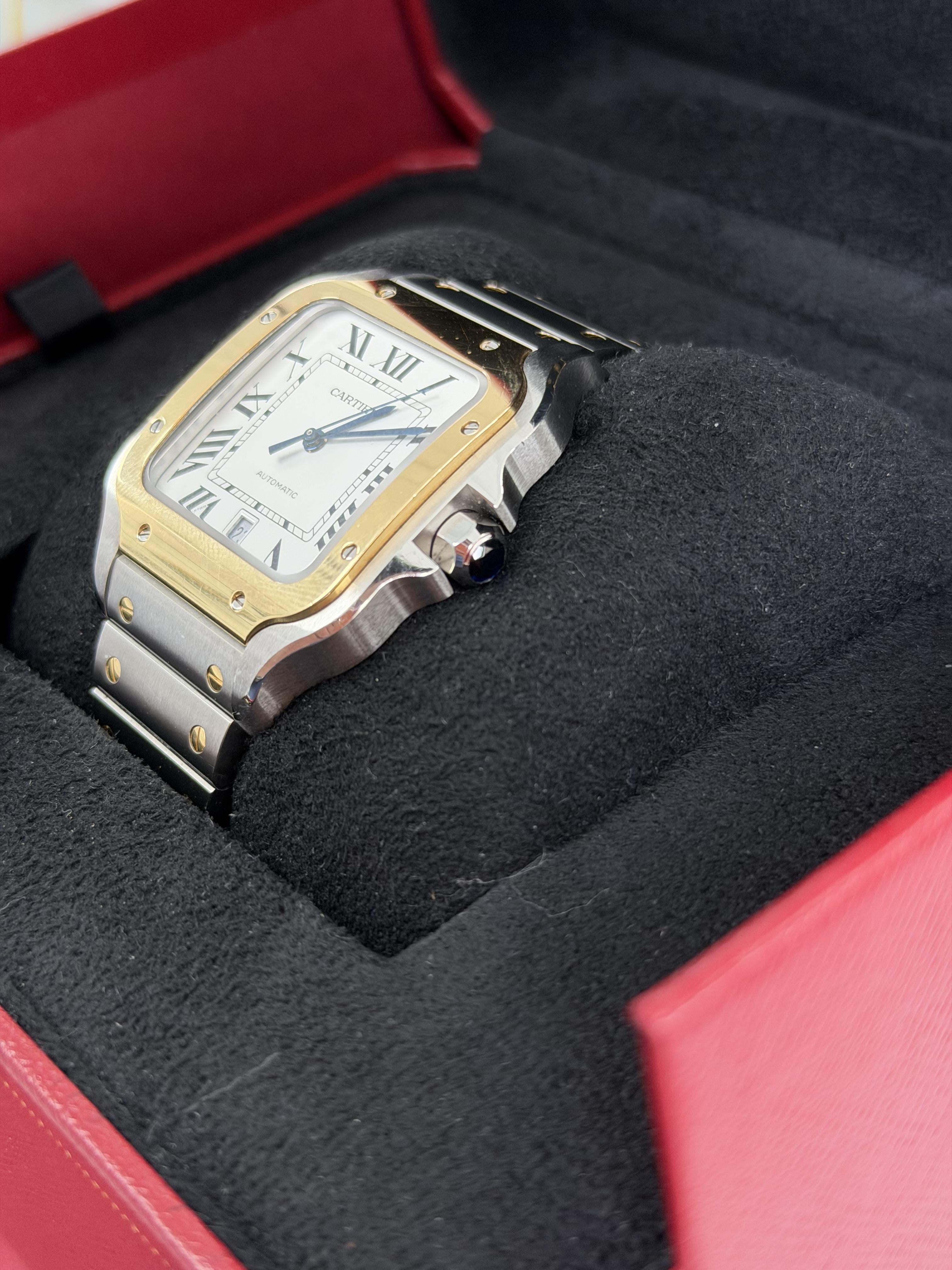 2023 Cartier Santos L Two Tones W2SA0009