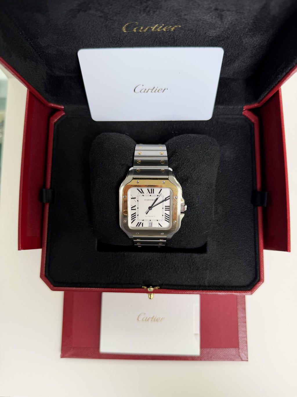 2023 Cartier Santos L Two Tones W2SA0009