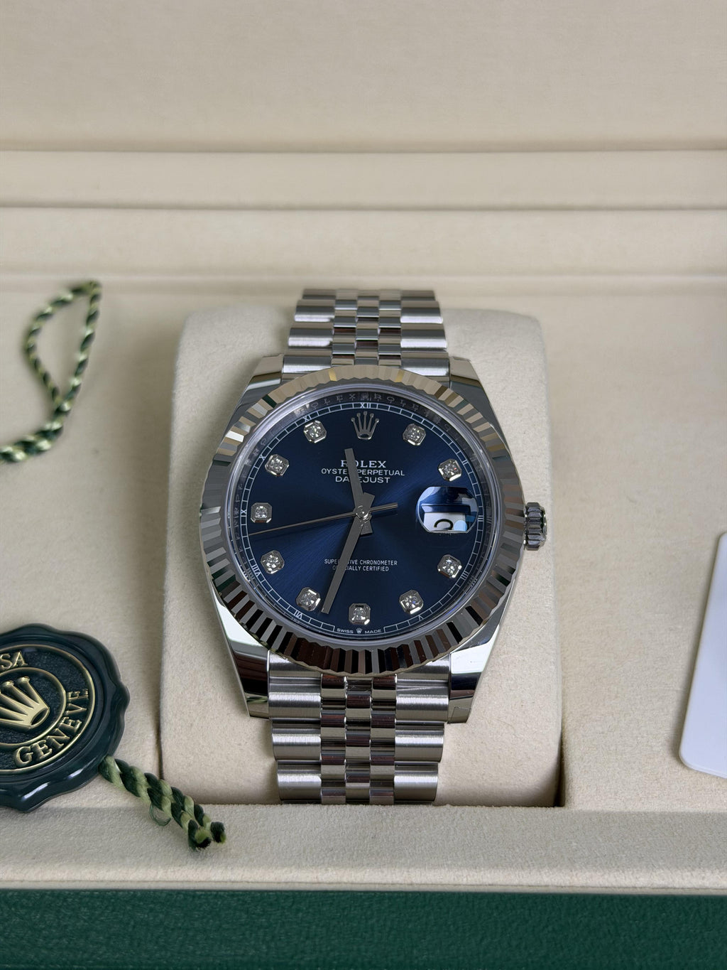 Rolex Datejust 41mm Blue Dial 126334