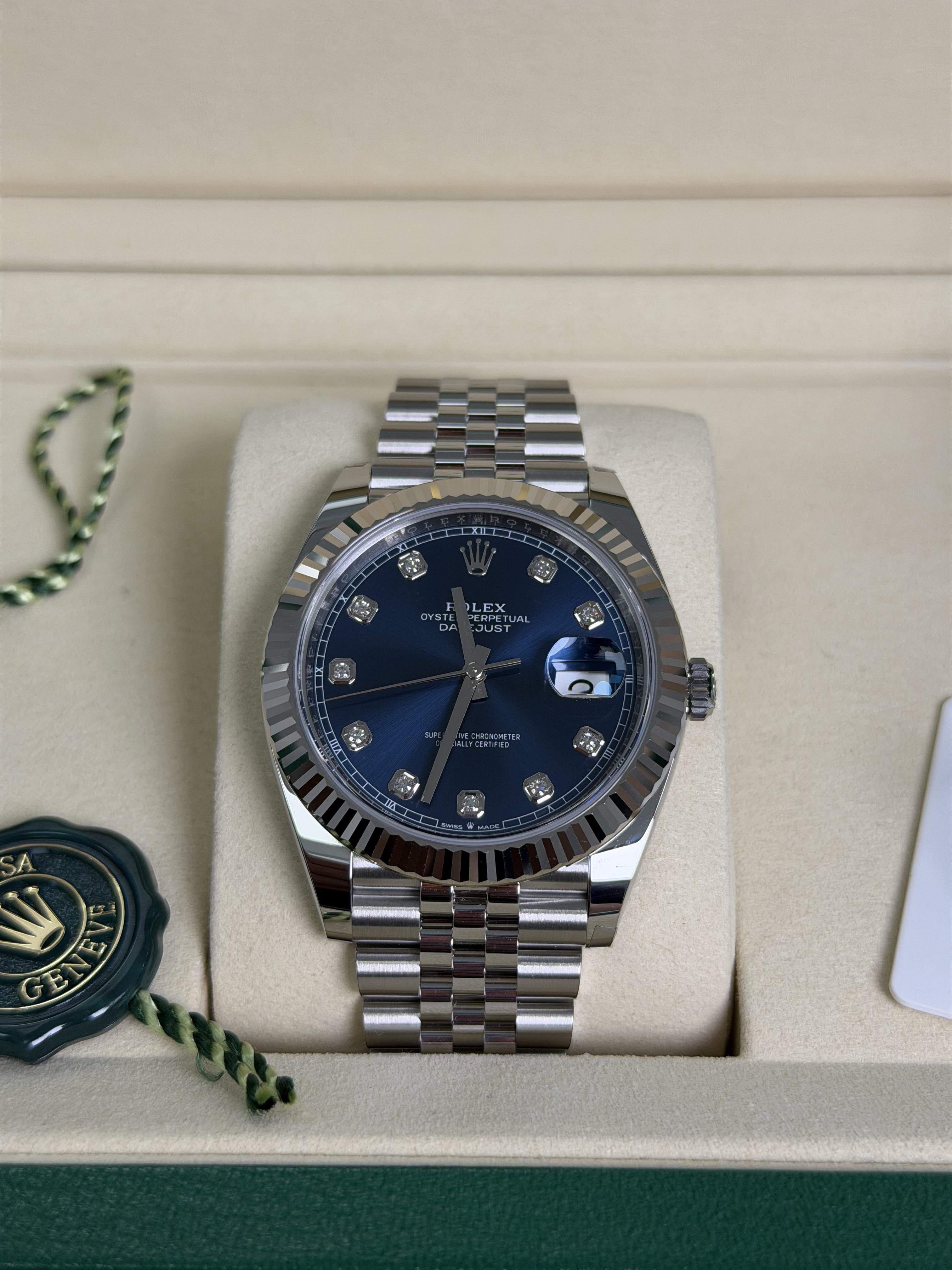 Rolex Datejust 41mm Blue Dial 126334