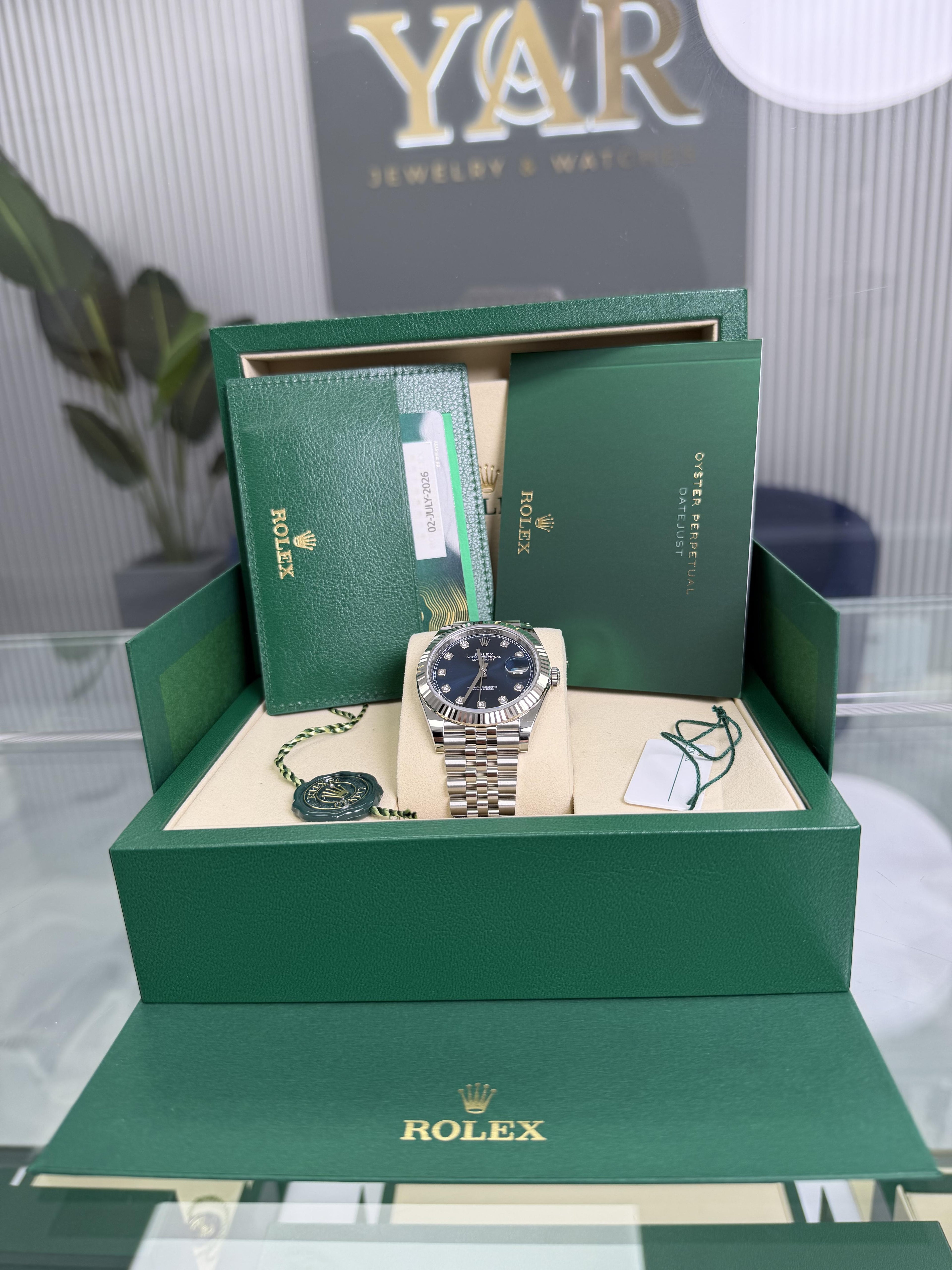 Rolex Datejust 41mm Blue Dial 126334
