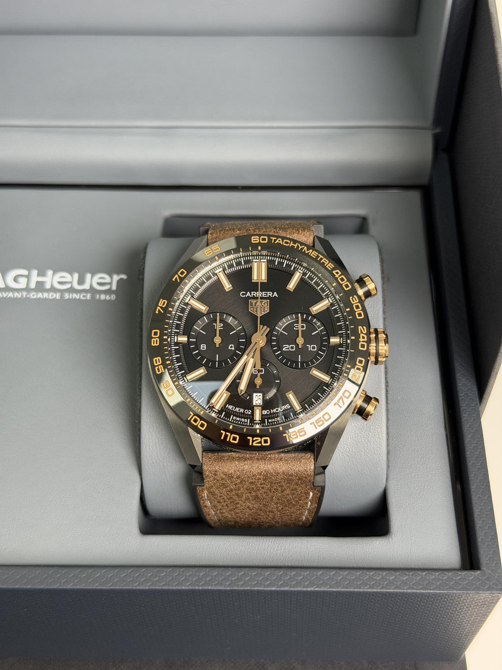 TAG Heuer Carrera Calibre Heuer 02 Elegant Chronograph | Ref. CBN2A5A.FC6481