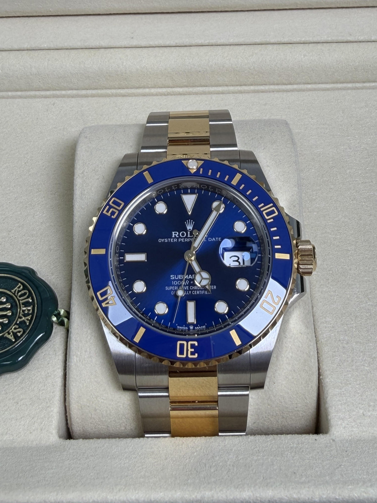 Rolex Submariner Date 'Bluesy' 126613LB — alternate angle
