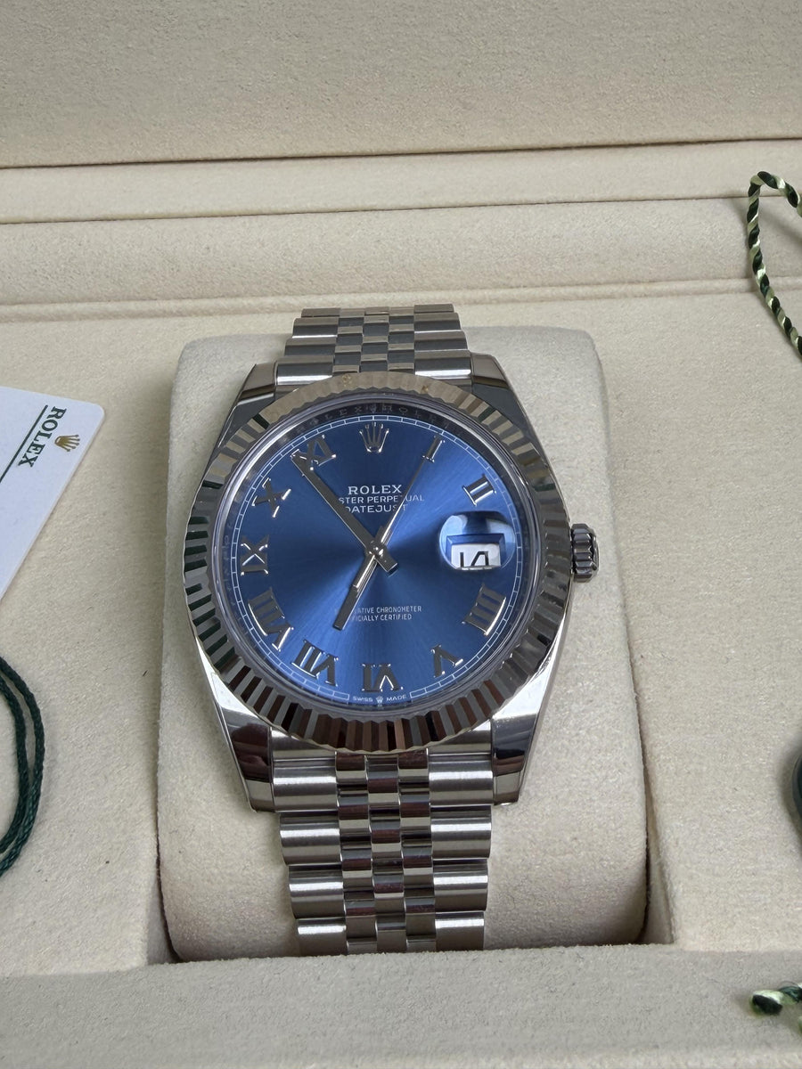 Rolex Datejust 41 126334 Blue Roman Dial